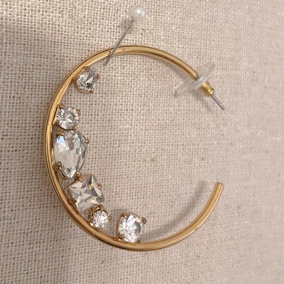 Jeweled hoops!✨🤍✨ - Picture 2 of 2